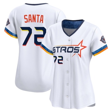 Alimber Santa Women's Limited Houston Astros White 2025 City Connect Jersey