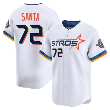 Alimber Santa Youth Limited Houston Astros White 2025 City Connect Jersey