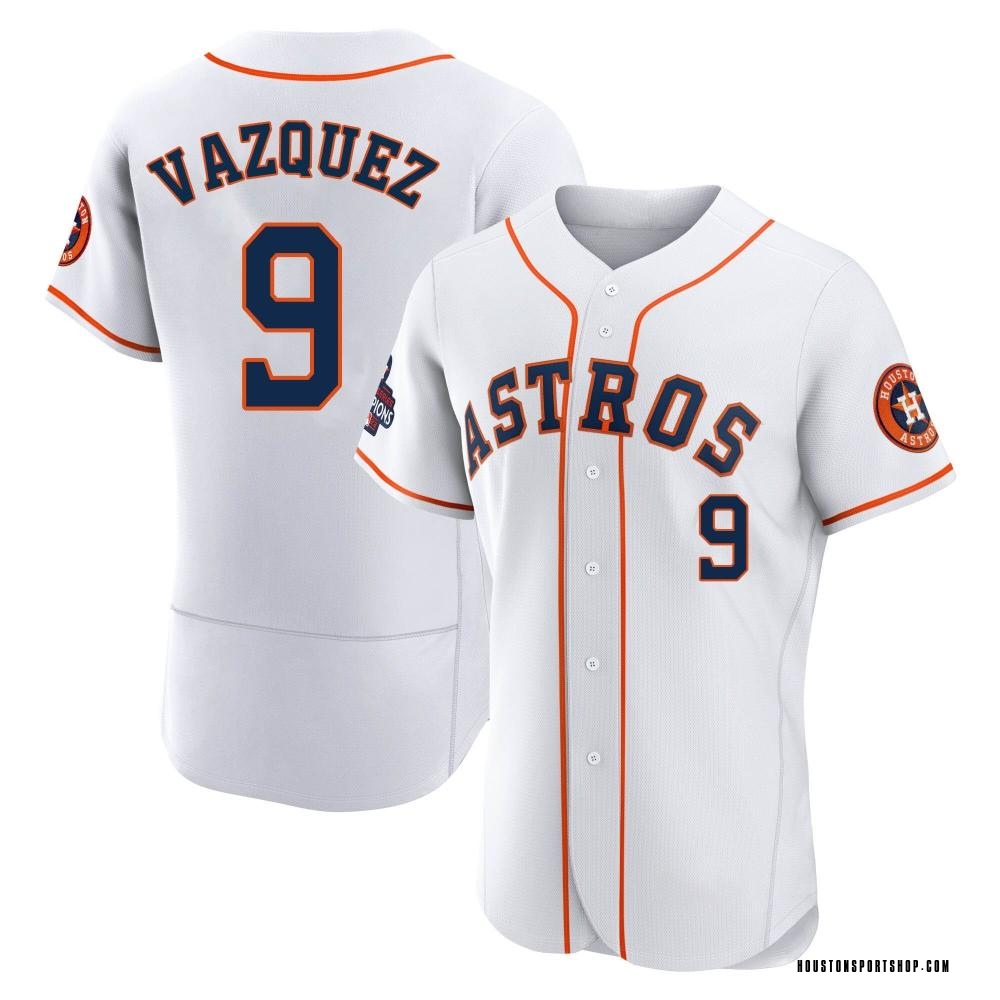 Christian Vazquez Men's Authentic Houston Astros White 2022 World ...