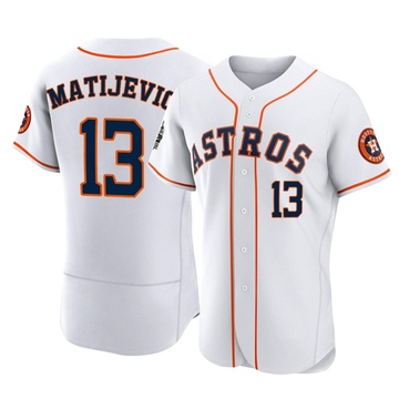 J.J. Matijevic Men's Authentic Houston Astros White 2022 World Series Home Jersey